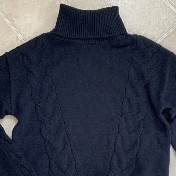 Cosy Turtleneck Sweater with Cable Knit Front - Picture 2 of 5